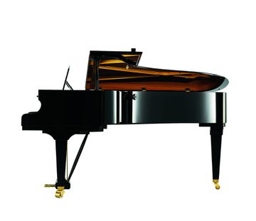 C Bechstein B212 Grand Piano Ebony side view