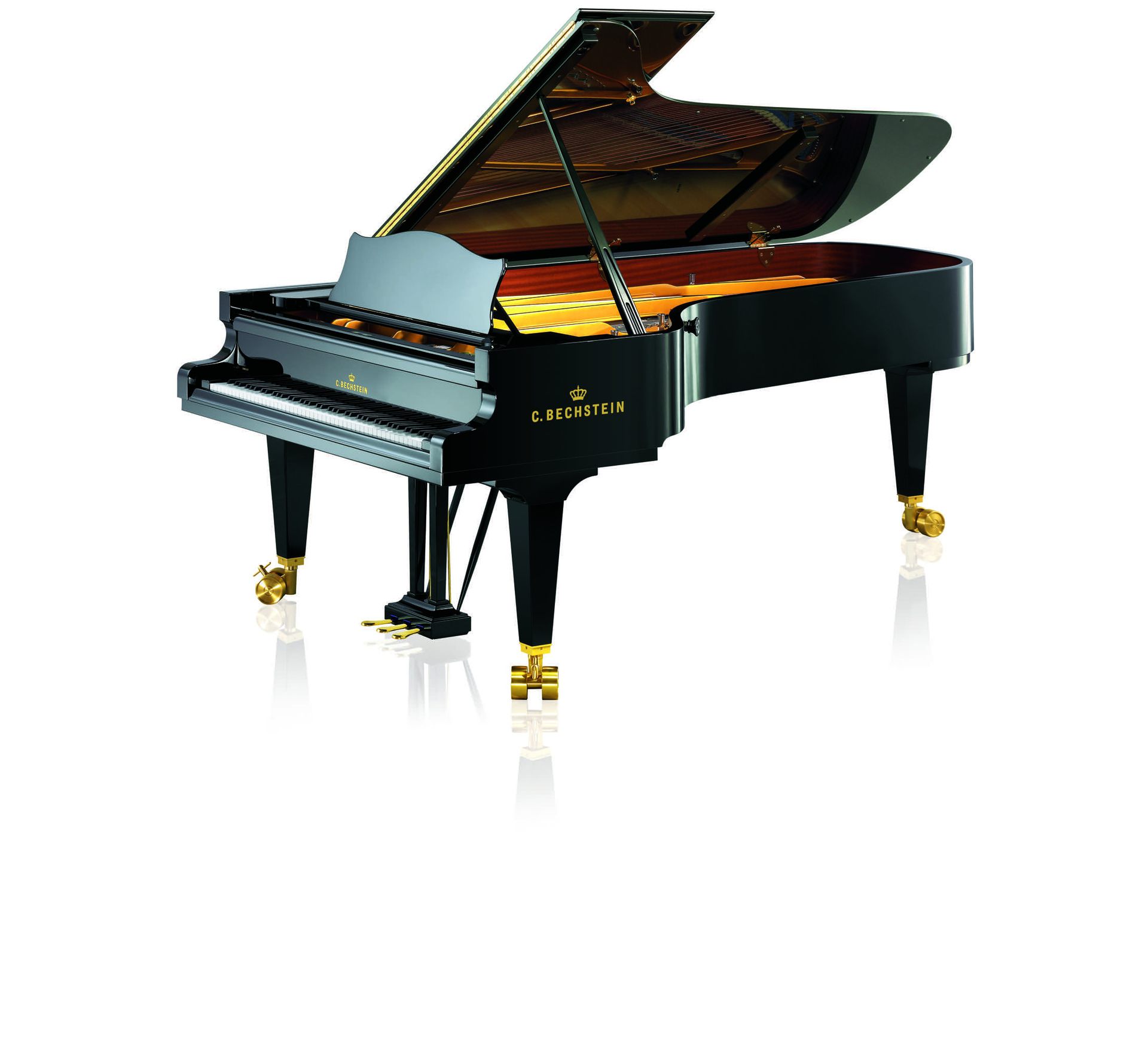 C. Bechstein D282 Grand Piano Ebony