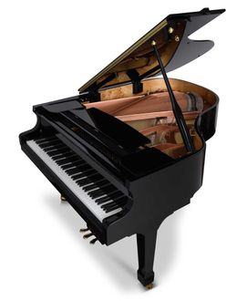 Hailun HG 178 Polished Ebony Piano from above
