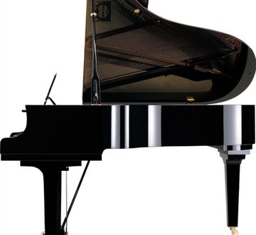 Yamaha C3 X Polished ebony side profile