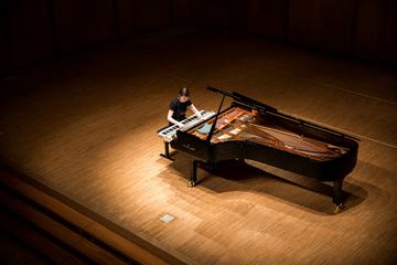 Shigeru Kawai EX-Concert Grand Piano from above